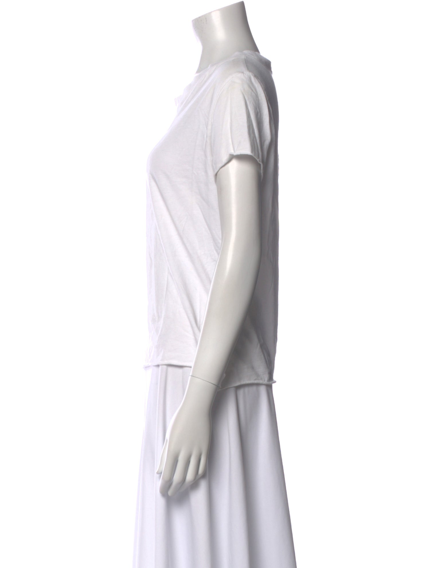 Anine Bing Scoop Neck Short Sleeve T-Shirt