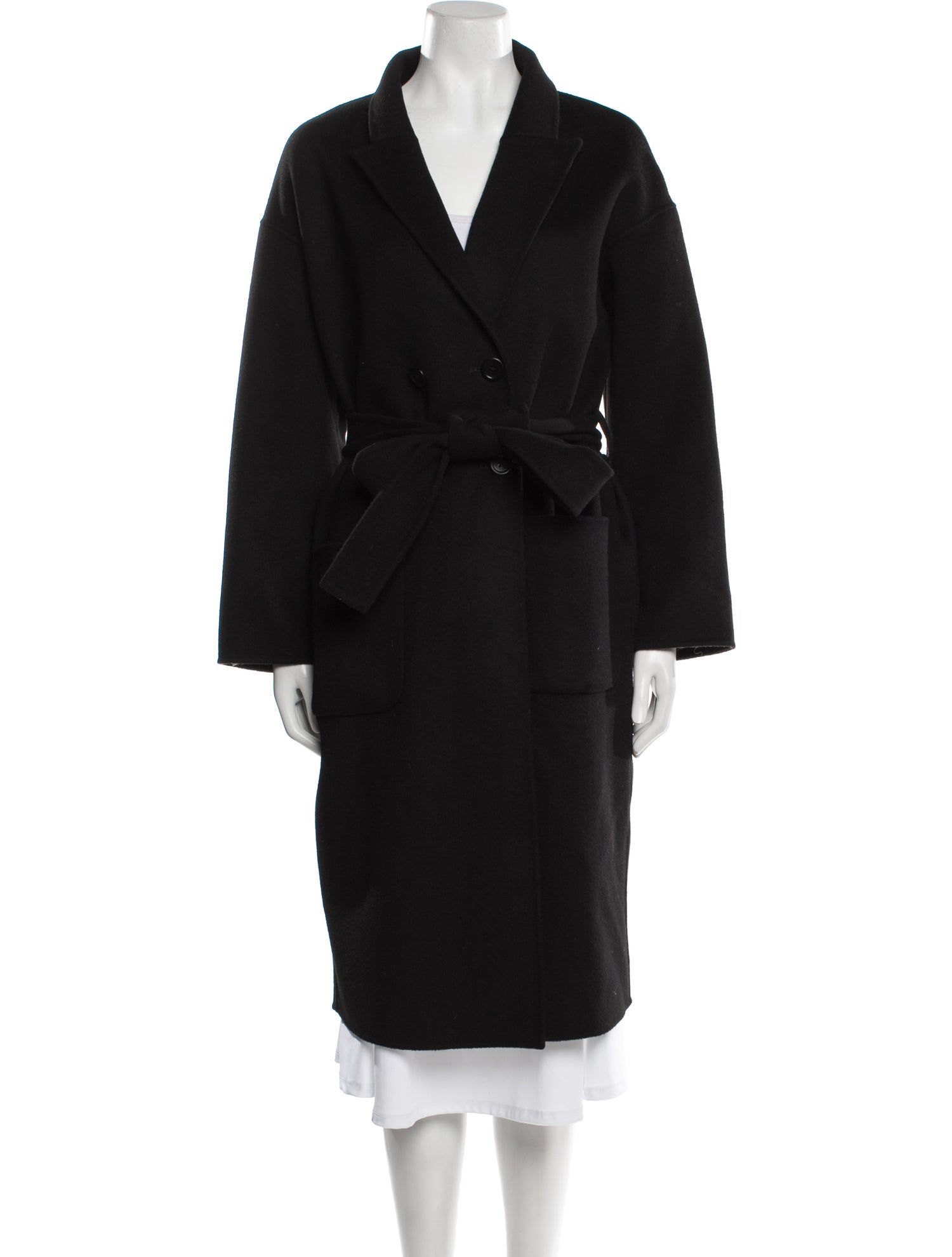 Anine Bing Wool Faux Fur Coat