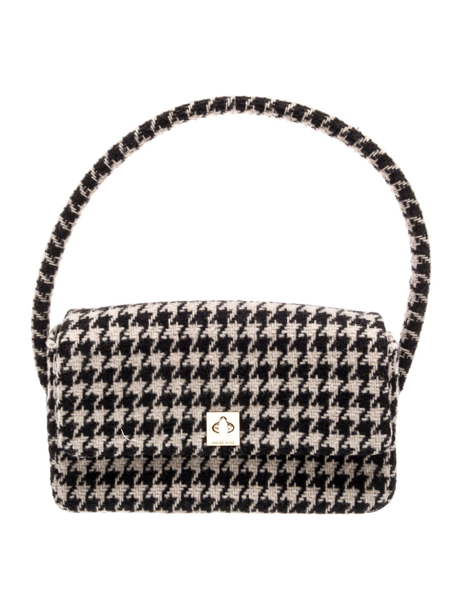 Anine Bing Wool Top Handle Bag