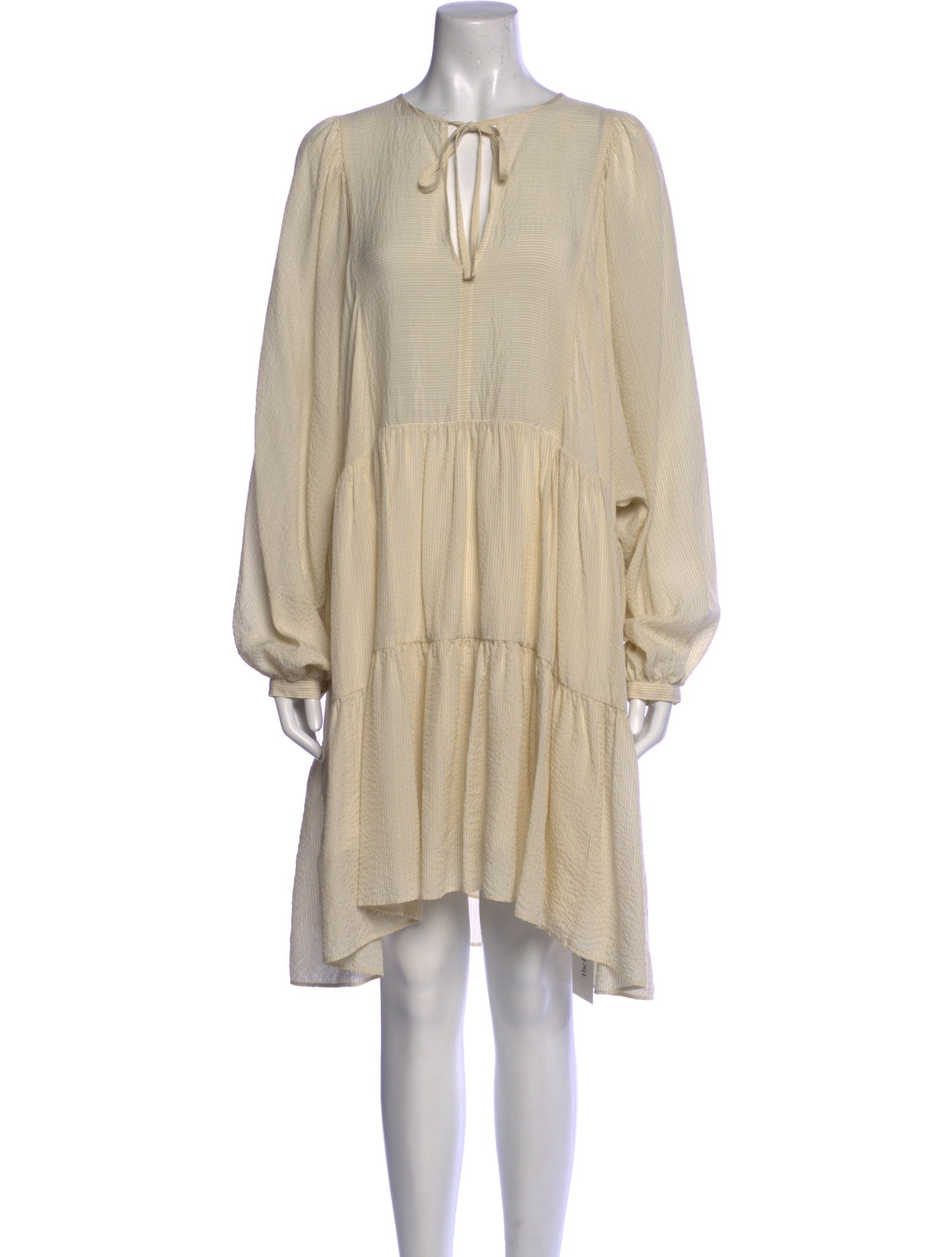 Anine Bing Silk Knee-Length Dress