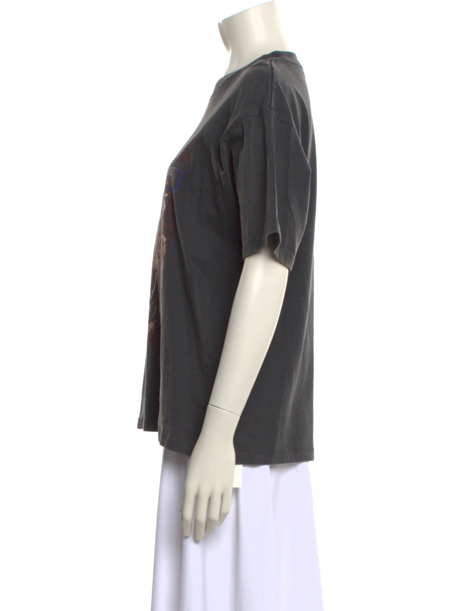 Anine Bing Graphic Print Crew Neck T-Shirt