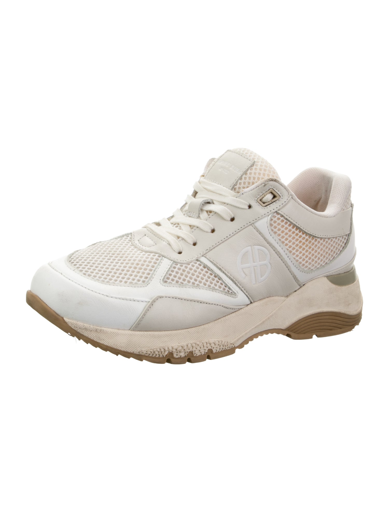 Anine Bing Mesh Mesh Accents Chunky Sneakers