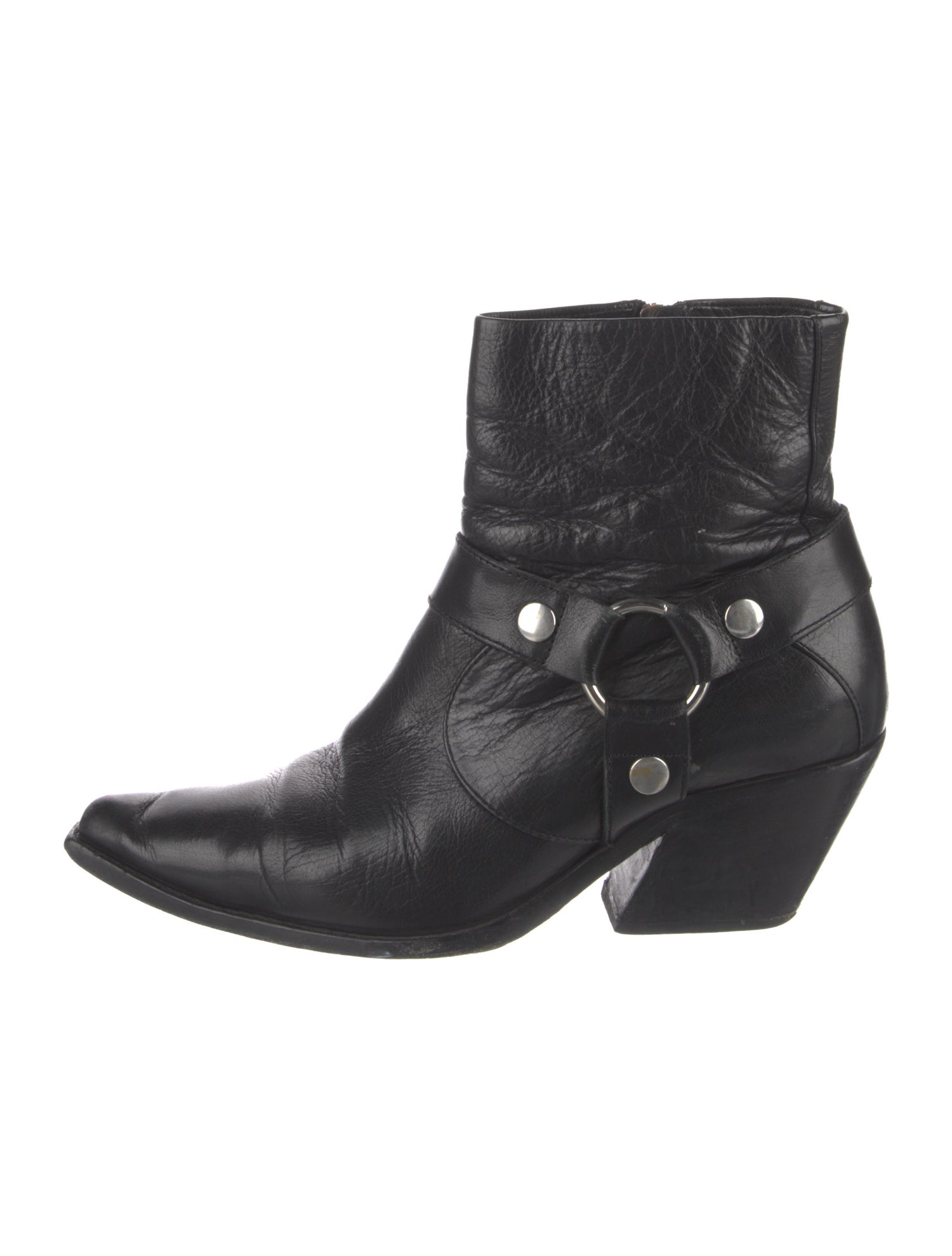 Anine Bing Leather Western Boots