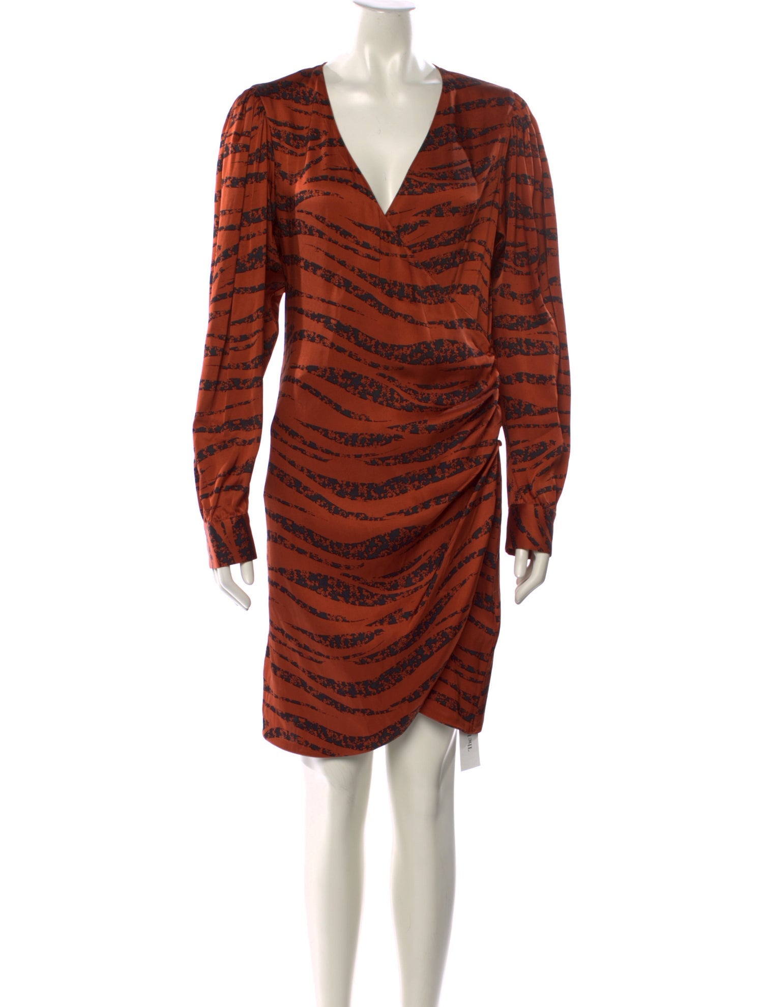 Anine Bing Silk Knee-Length Dress