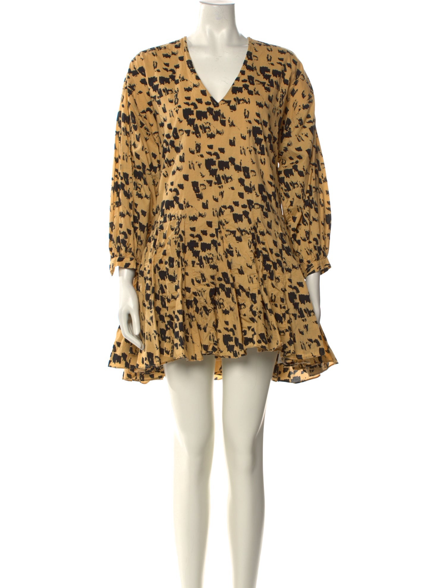 Anine Bing Printed Mini Dress