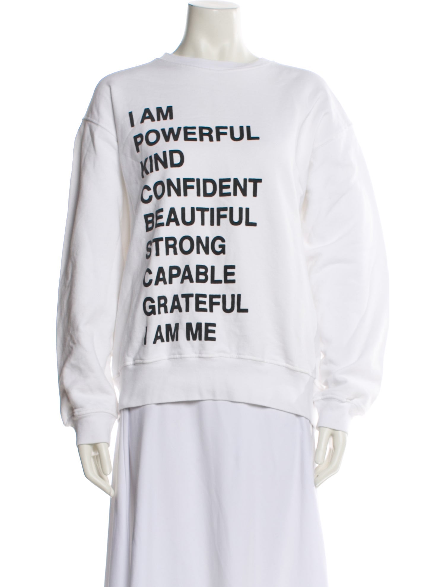 Anine Bing Graphic Print Crew Neck Sweatshirt w/ Tags