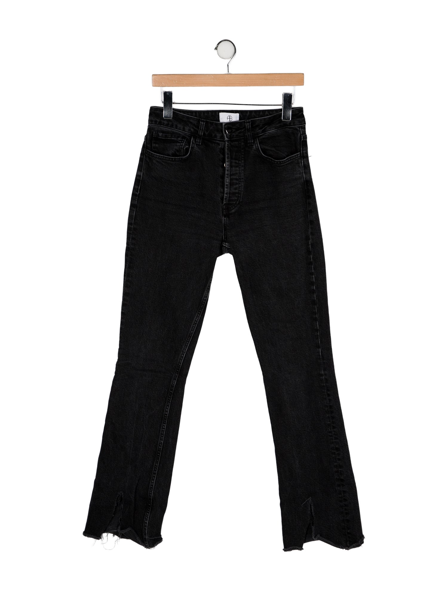 Anine Bing High-Rise Straight Leg Jeans
