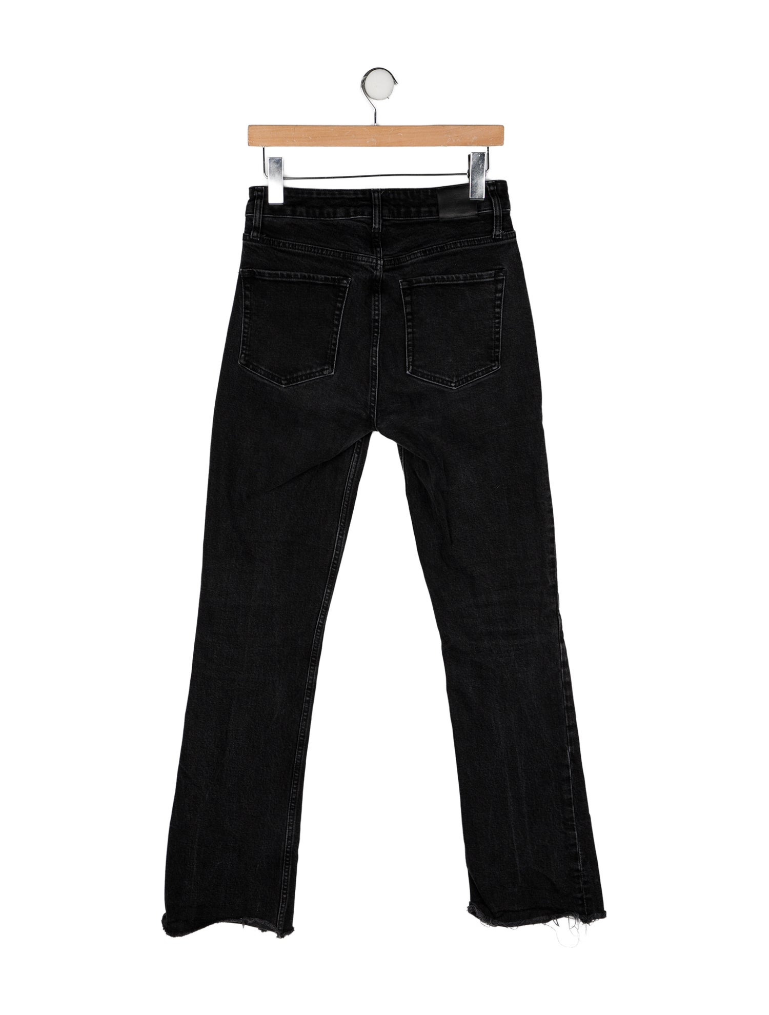 Anine Bing High-Rise Straight Leg Jeans