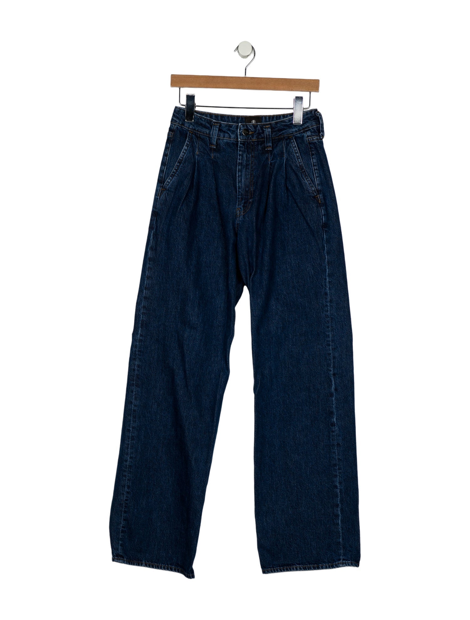 Anine Bing Mid-Rise Wide Leg Jeans