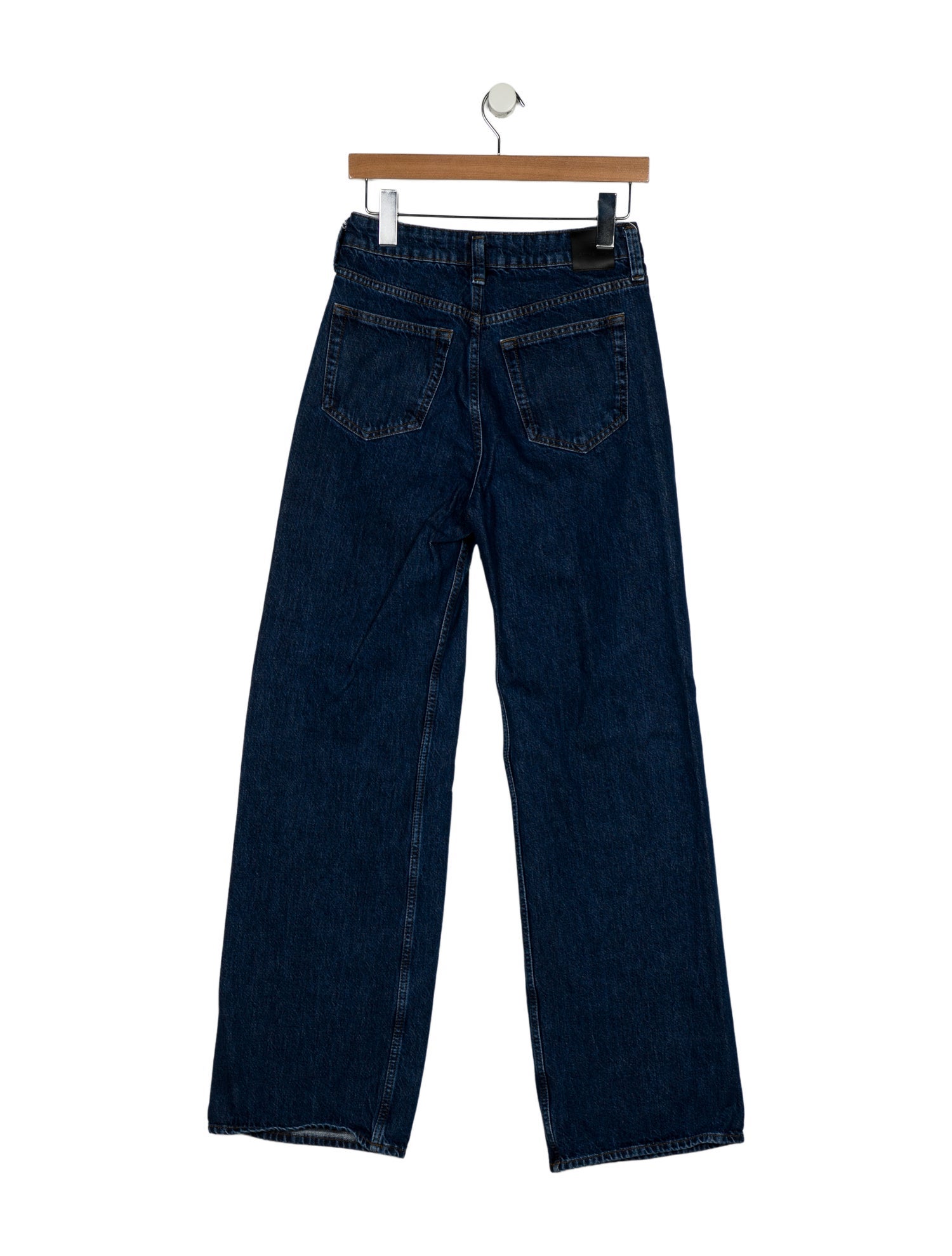 Anine Bing Mid-Rise Wide Leg Jeans