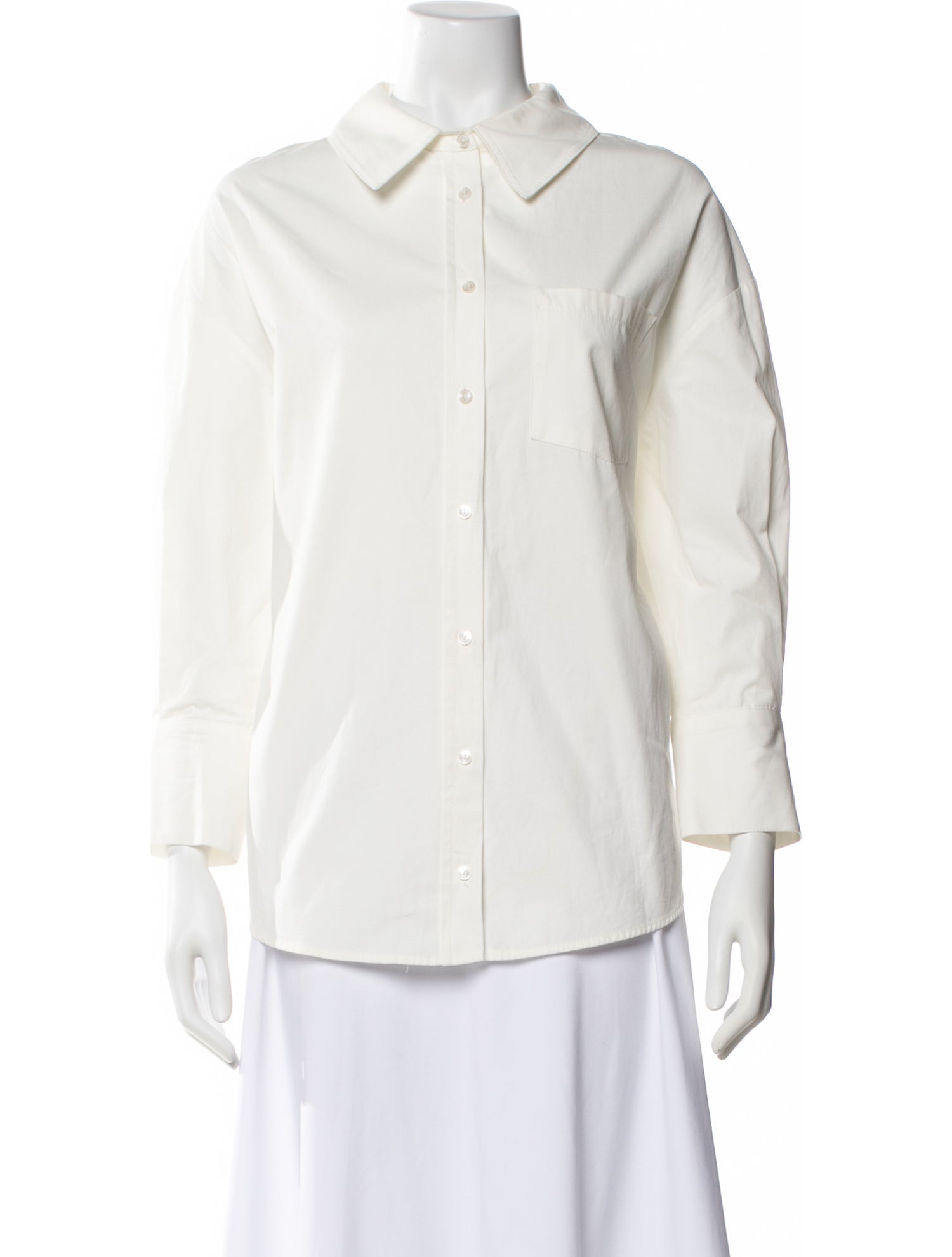 Anine Bing Three-Quarter Sleeve Button-Up Top