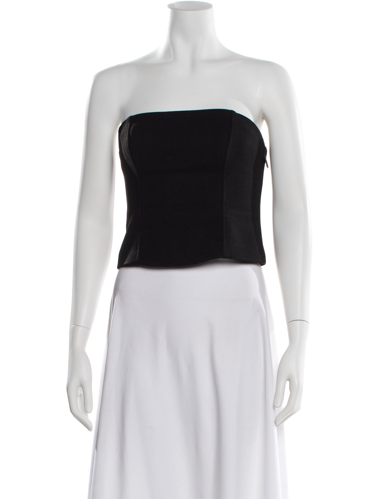 Anine Bing Strapless Crop Top