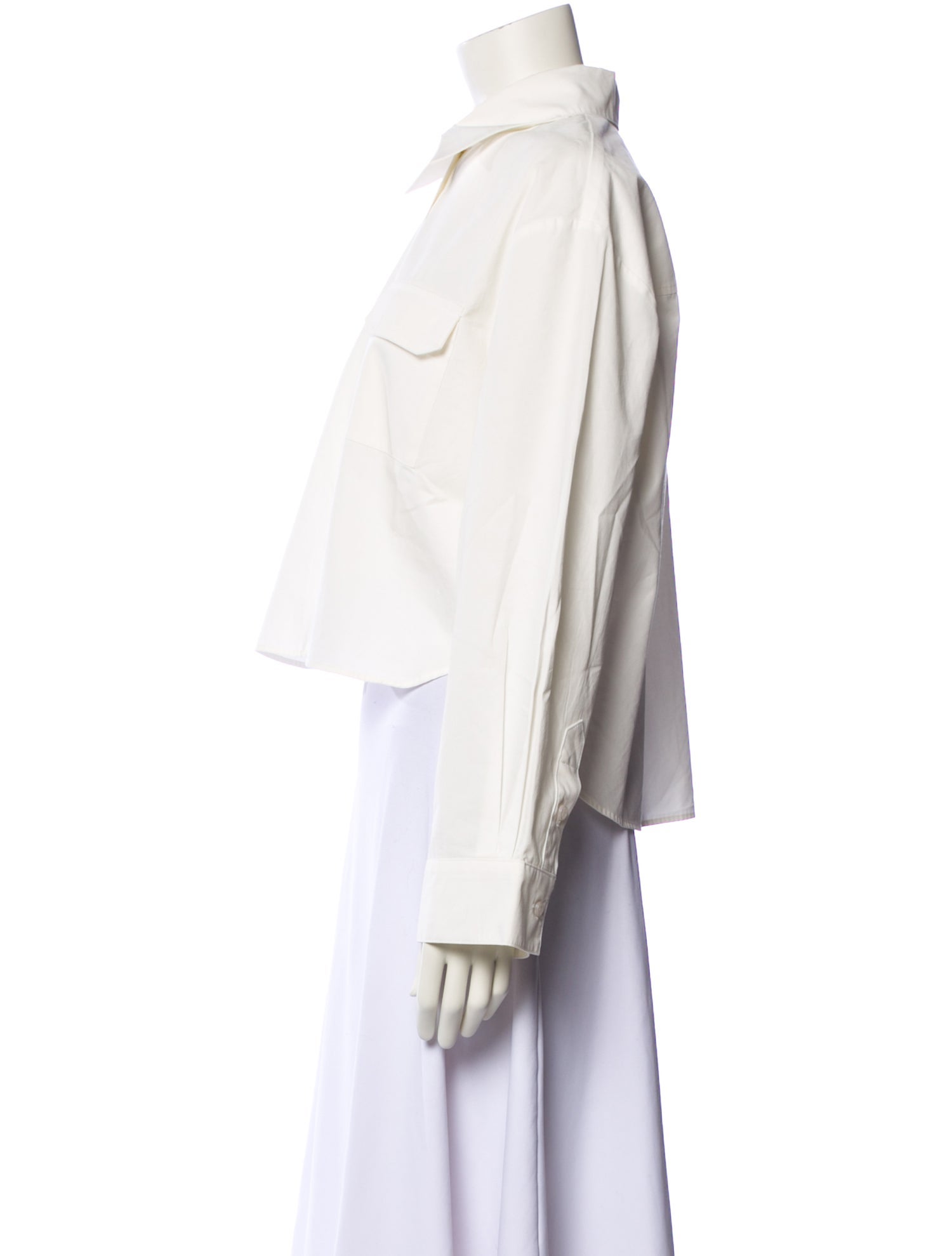 Anine Bing Long Sleeve Button-Up Top