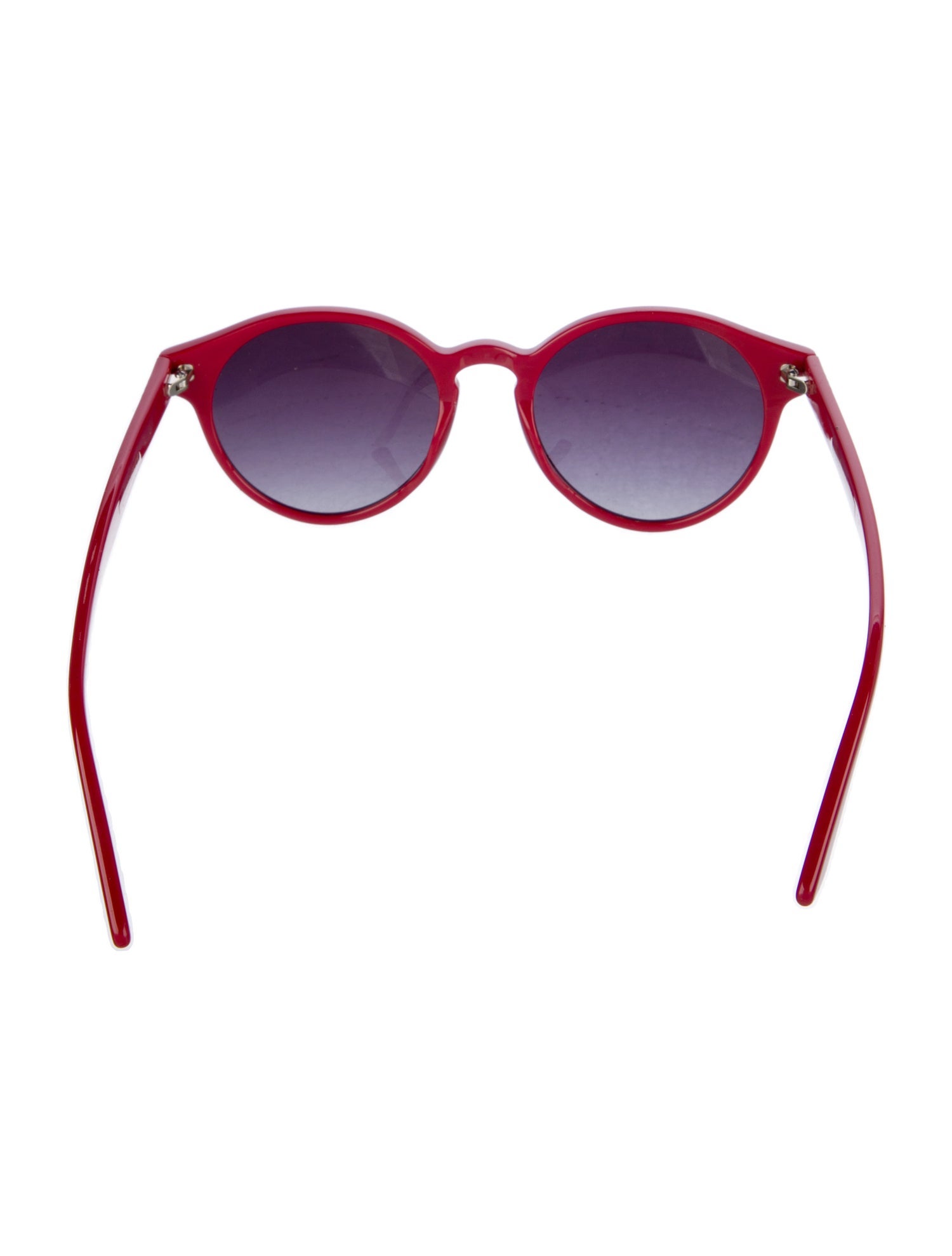 Anine Bing Round Gradient Sunglasses