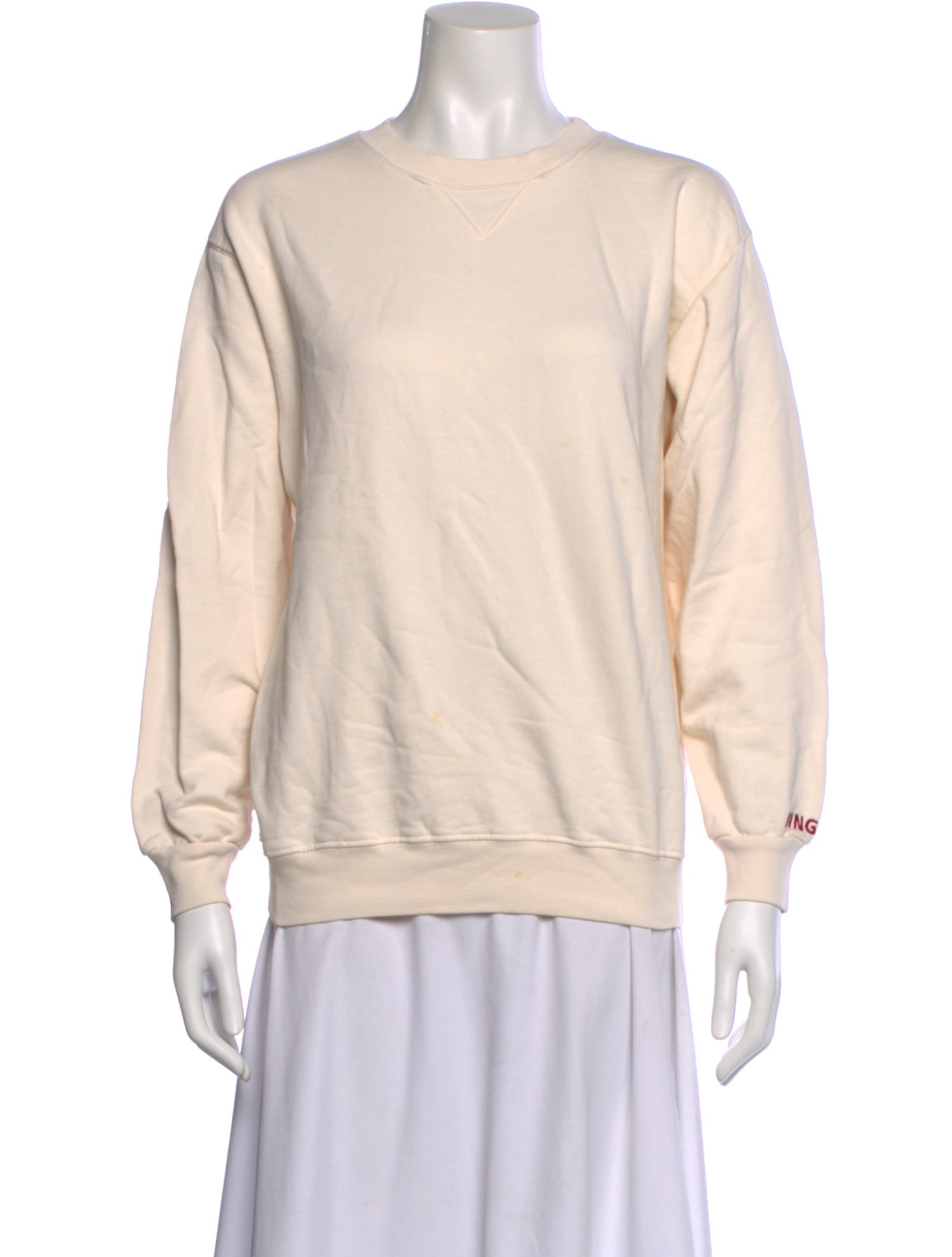 Anine Bing Crew Neck Long Sleeve Sweatshirt