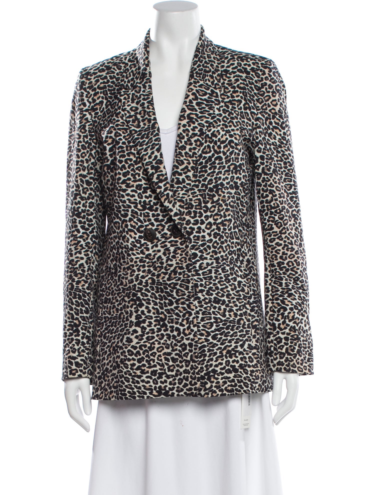 Anine Bing Animal Print Blazer
