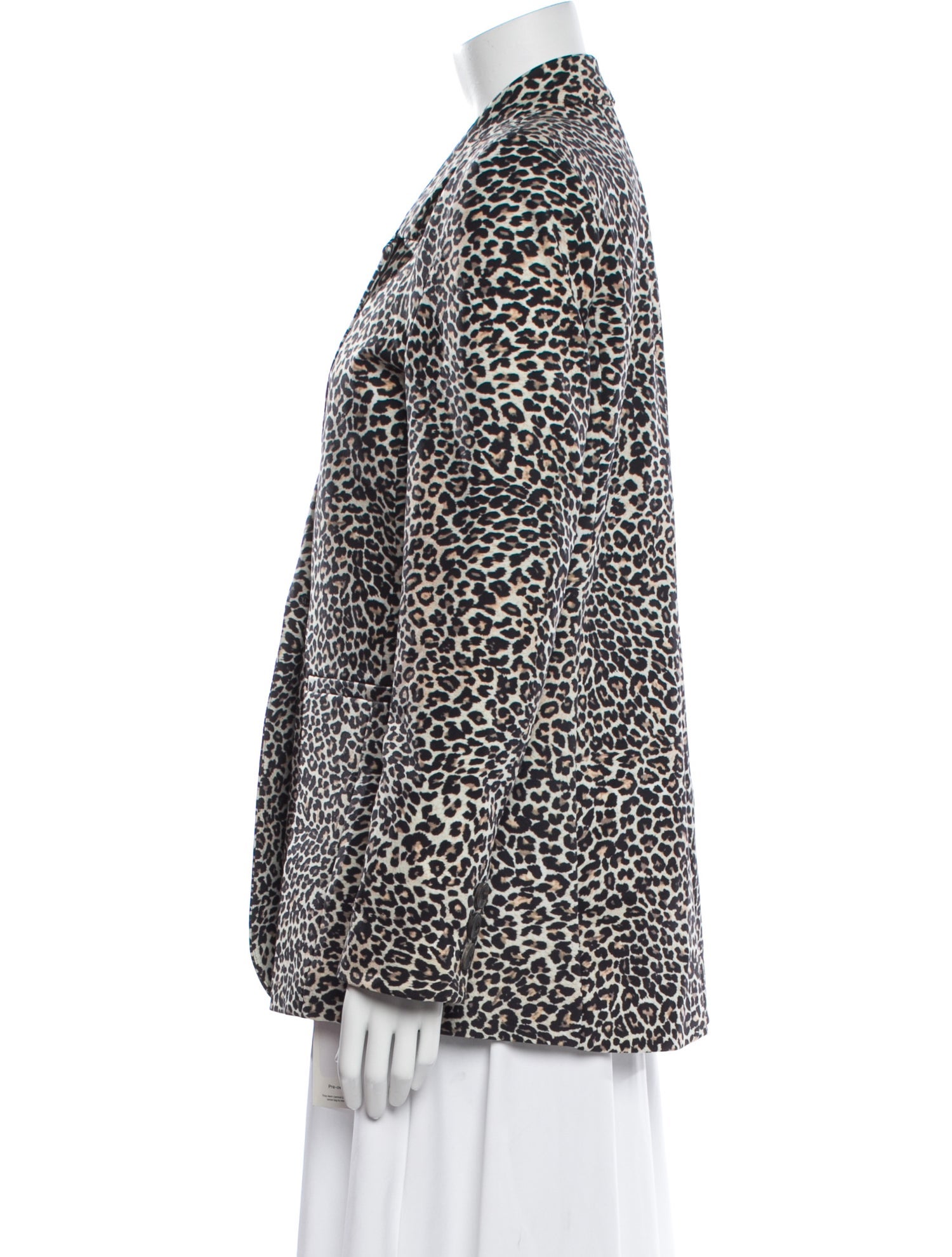 Anine Bing Animal Print Blazer