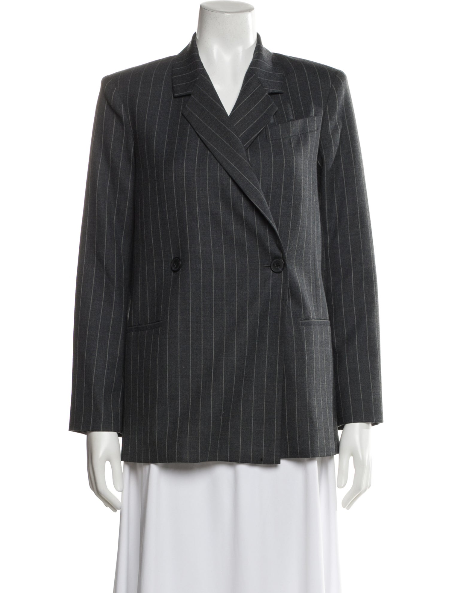 Anine Bing Wool Striped Blazer