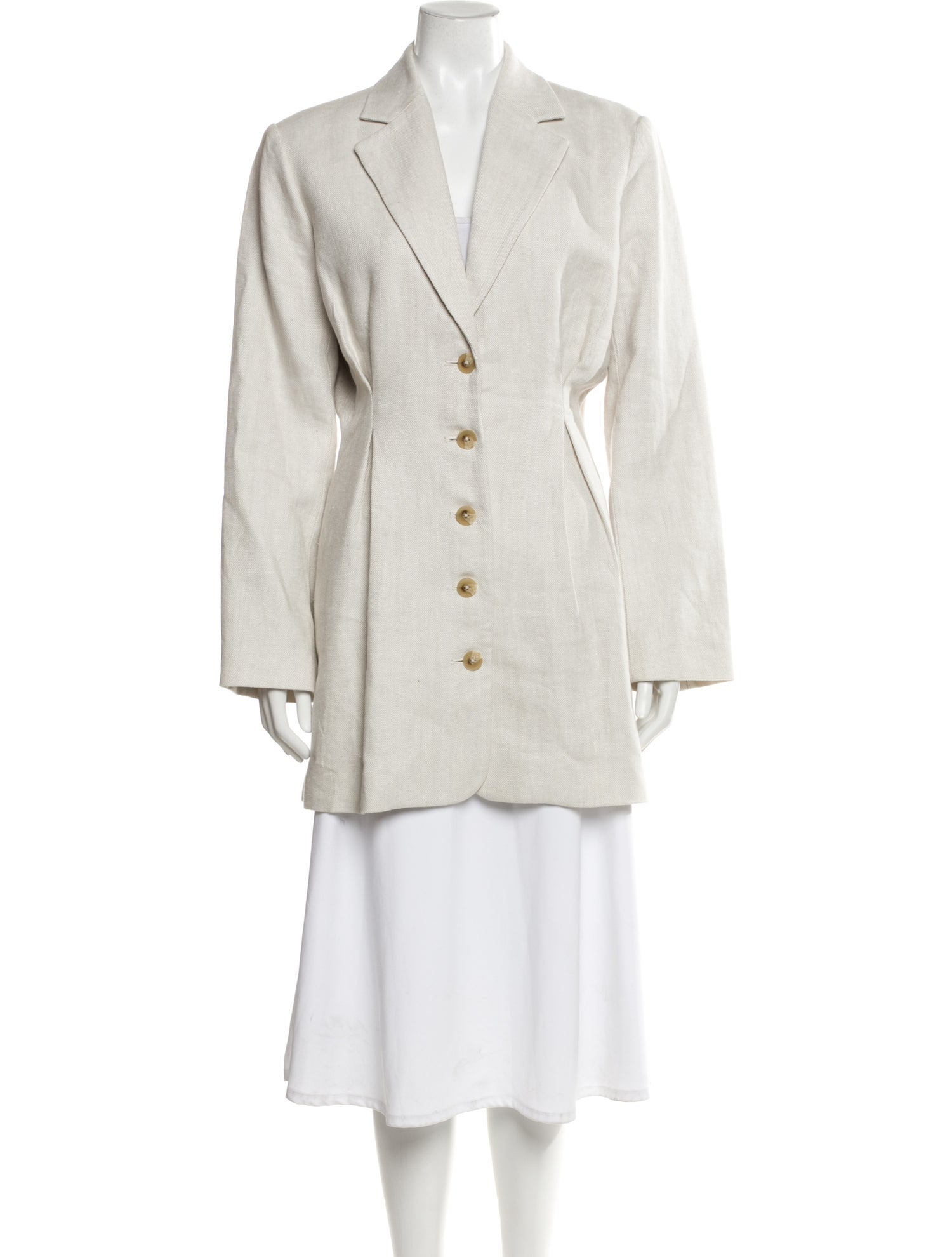 Anine Bing Linen Peacoat