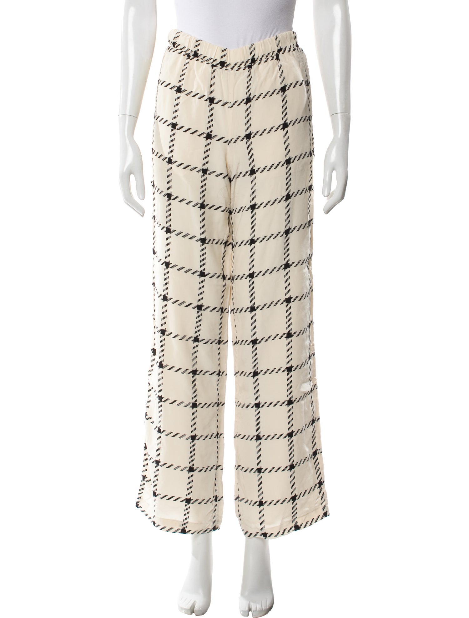 Anine Bing Striped Wide Leg Pants