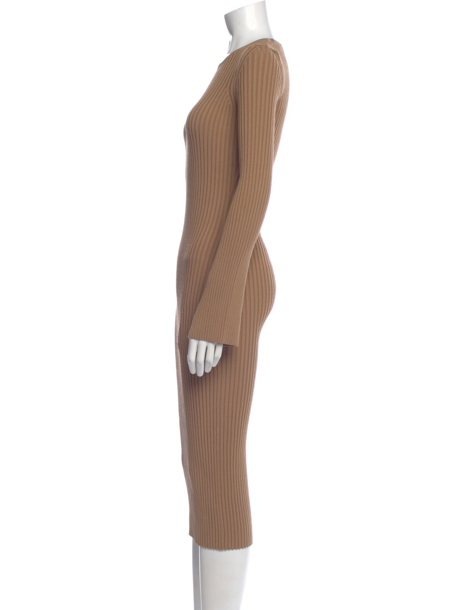 Anine Bing Crew Neck Midi Length Dress