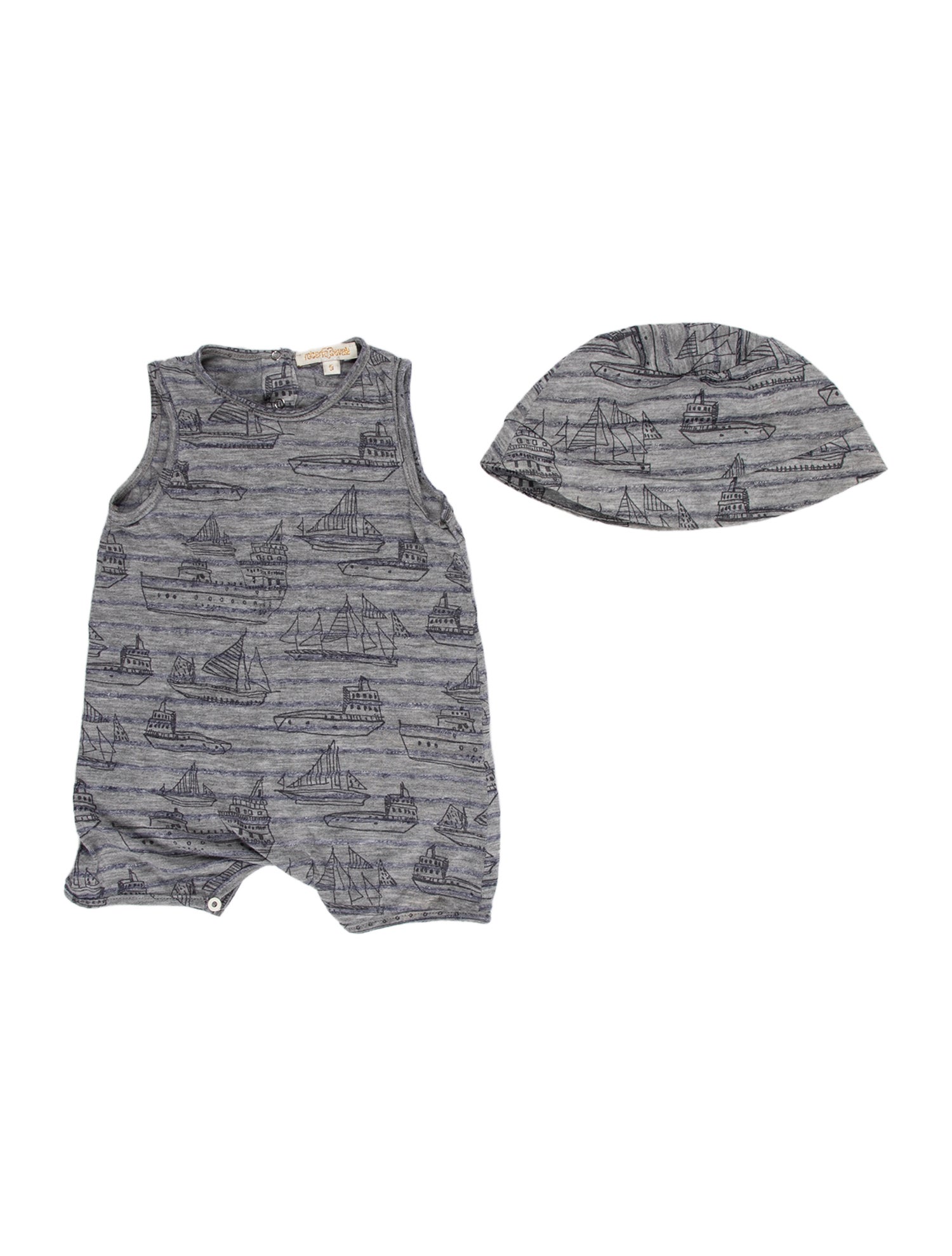 Roberto Capucci Infant Boys' Printed Two-Piece Onesie Set