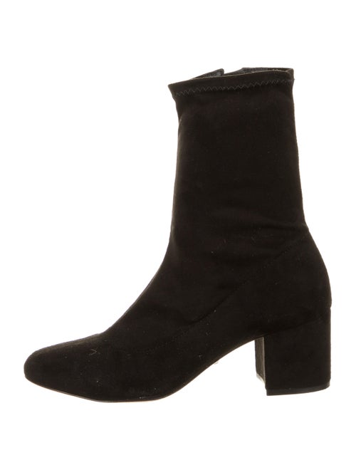 Schutz Suede Ankle Boots Black