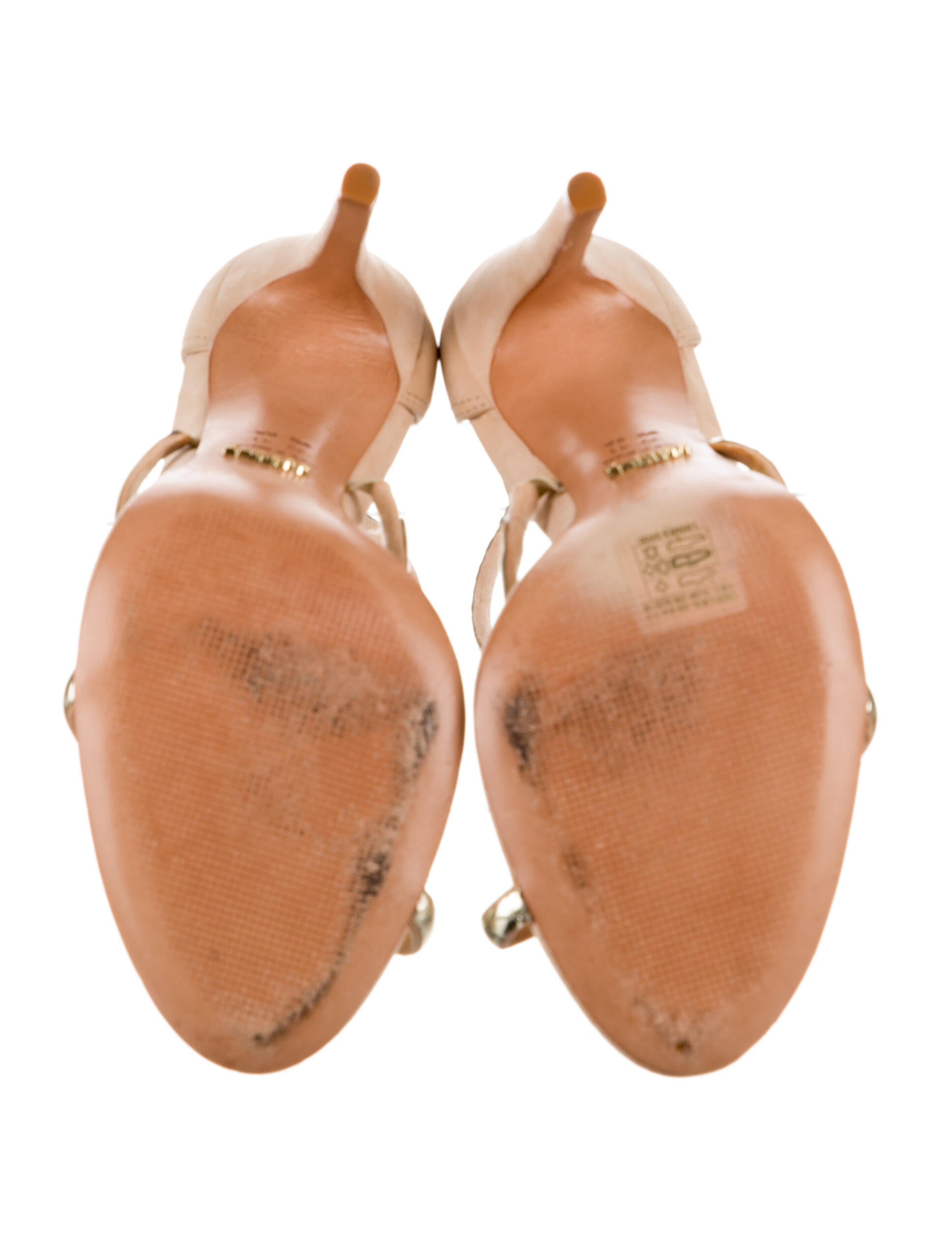 Schutz Suede Sandals - Neutrals Sandals, Shoes - W6S26187 | The RealReal