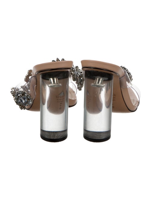 Schutz PVC Floral Print Slides