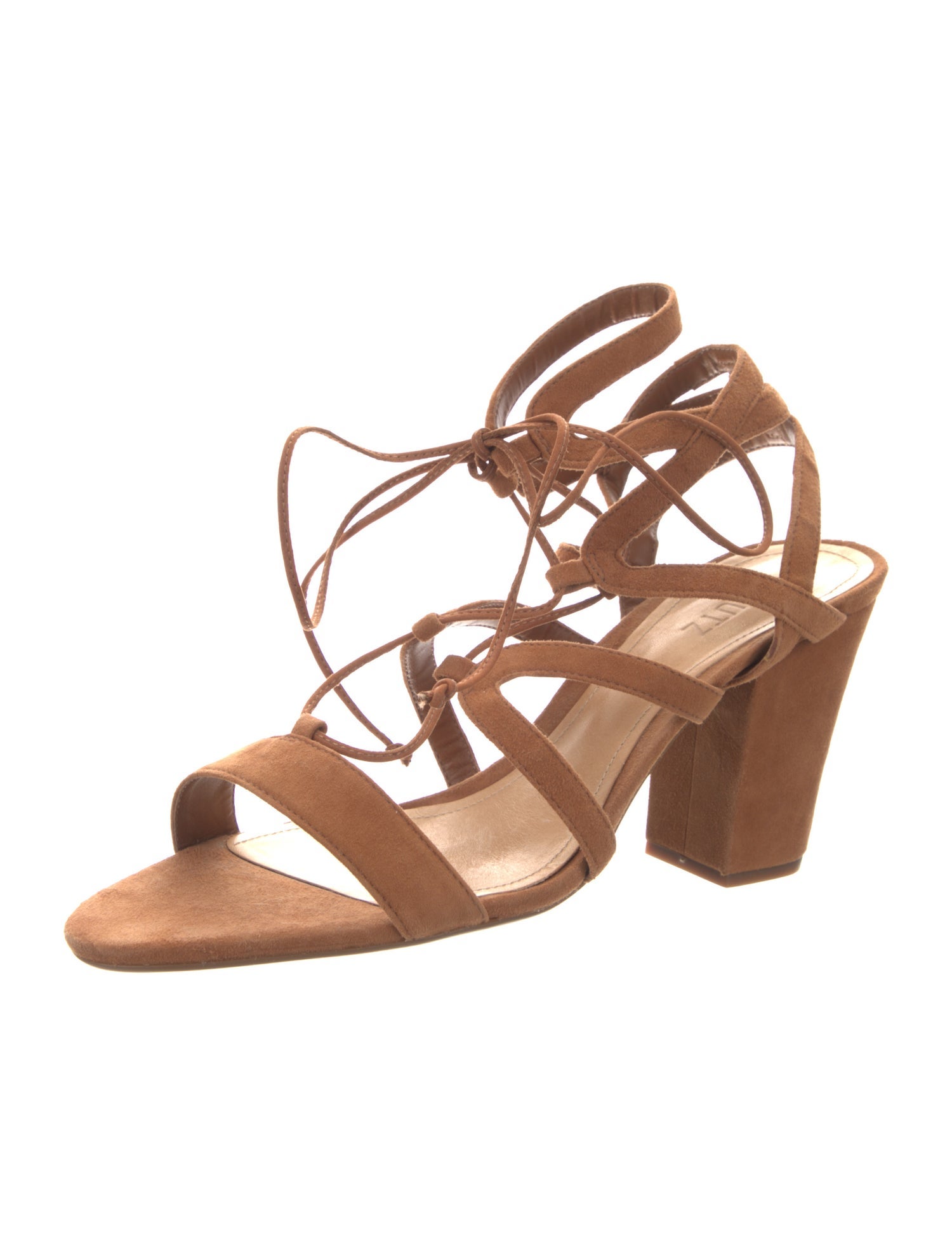 Schutz Leather Gladiator Sandals