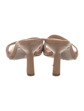 Schutz Leather Slides