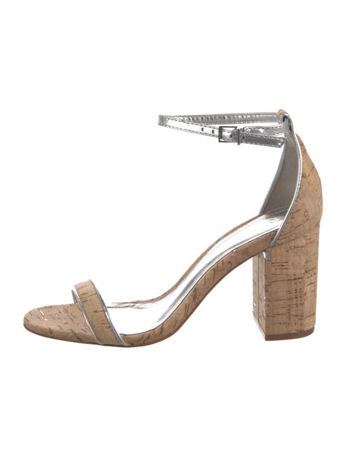 Schutz Colorblock Pattern Sandals