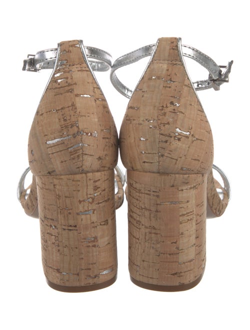 Schutz Colorblock Pattern Sandals