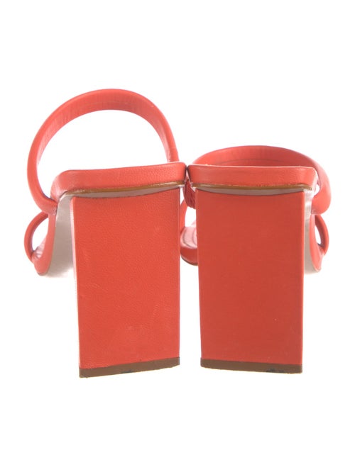 Schutz Leather Slides