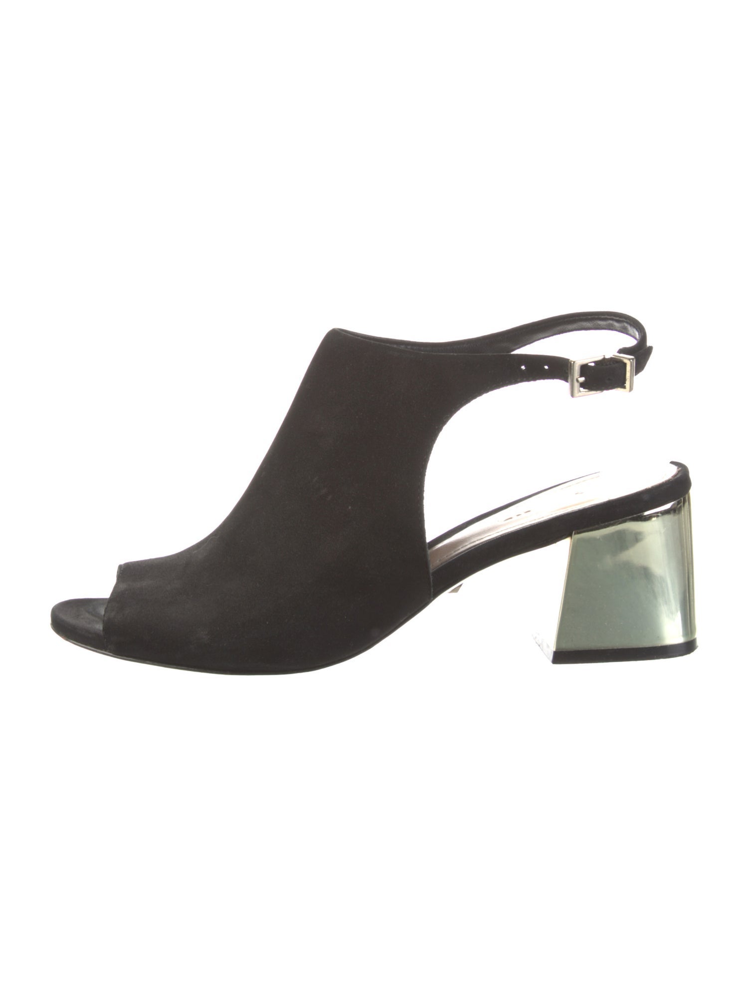 Schutz Suede Slingback Sandals