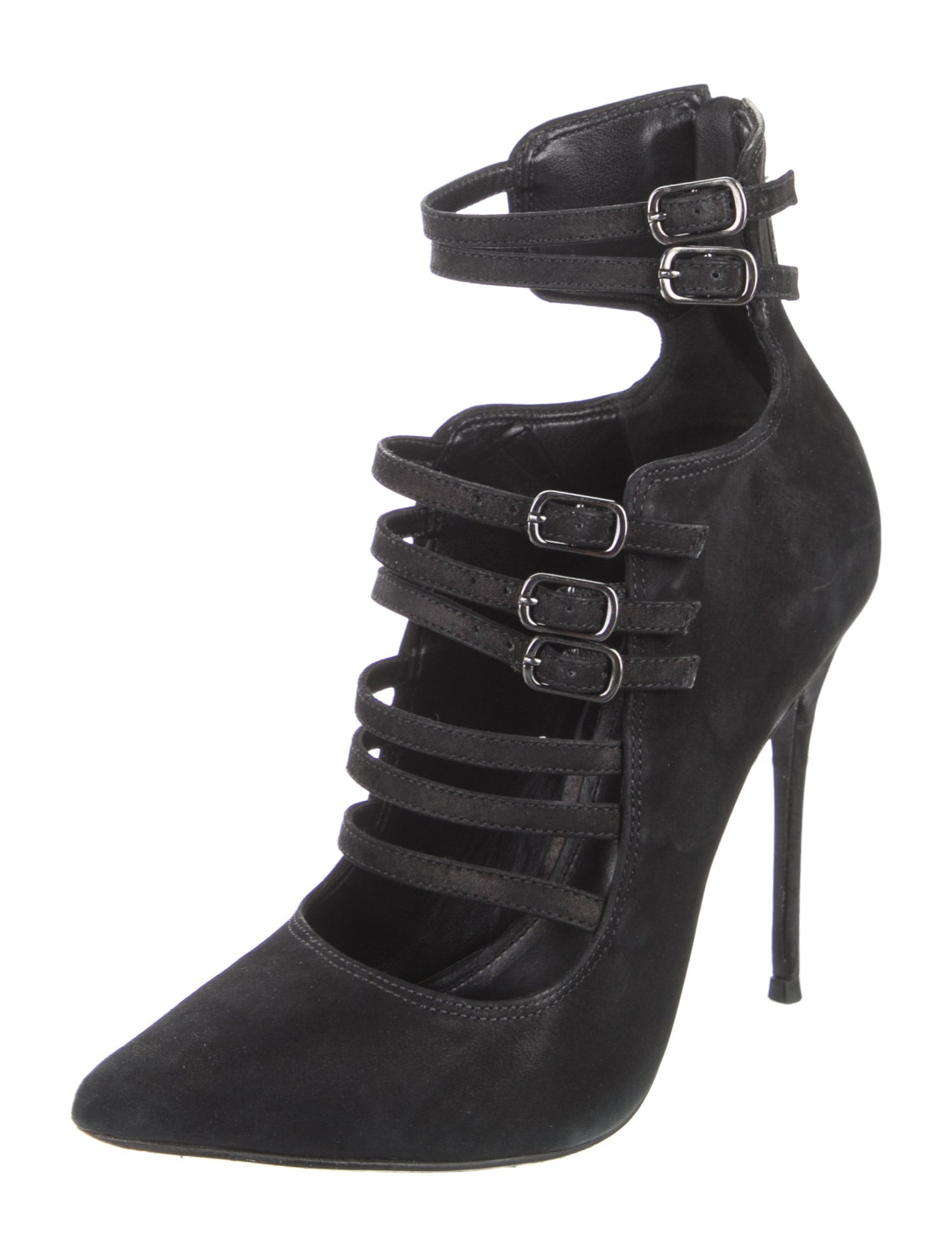 Schutz Suede Printed Lace-Up Boots