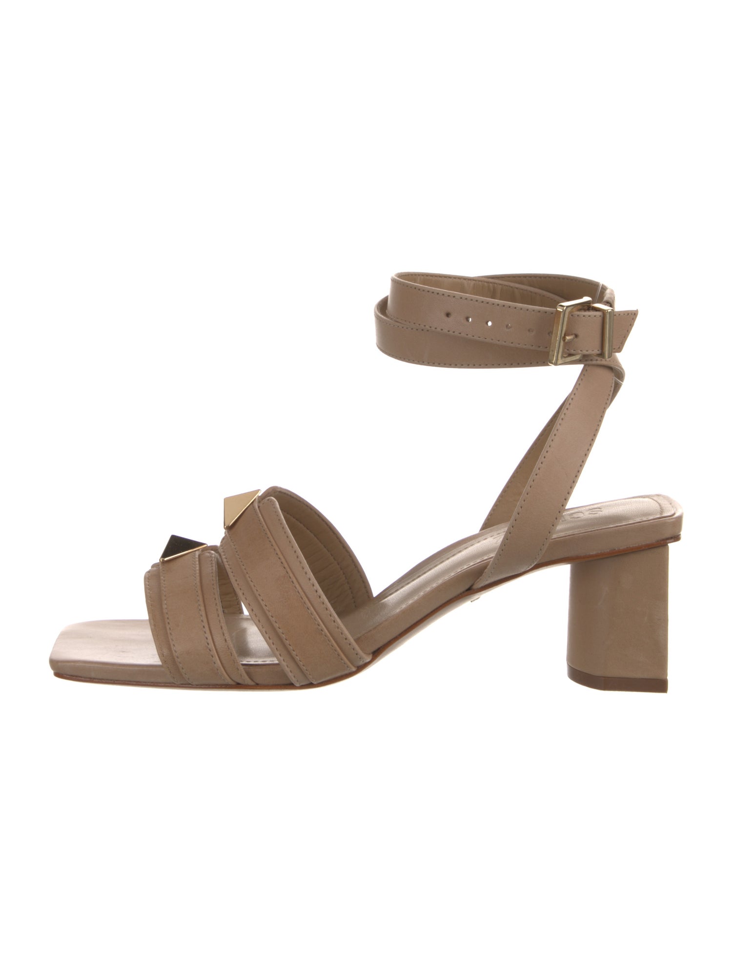 Schutz Leather Gladiator Sandals