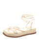 Schutz Leather Espadrilles