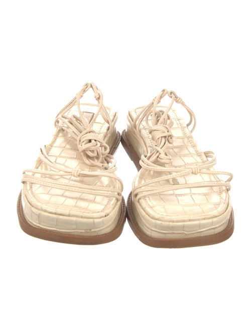 Schutz Leather Espadrilles