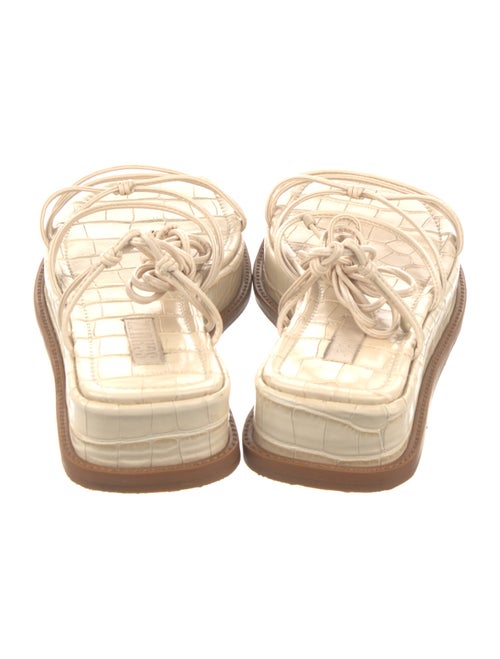 Schutz Leather Espadrilles