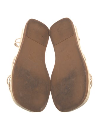 Schutz Leather Espadrilles