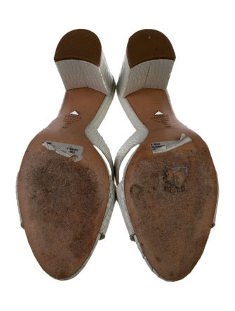 Schutz Leather Slides