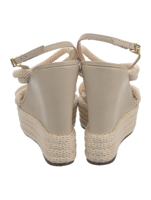 Schutz Leather Espadrilles