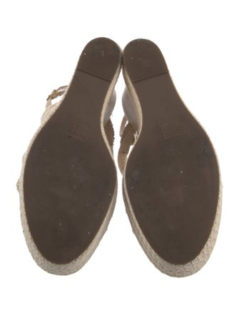 Schutz Leather Espadrilles