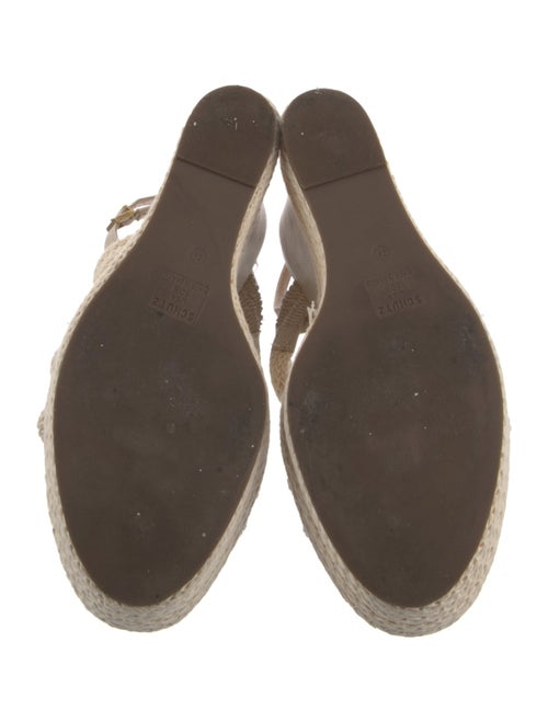 Schutz Leather Espadrilles