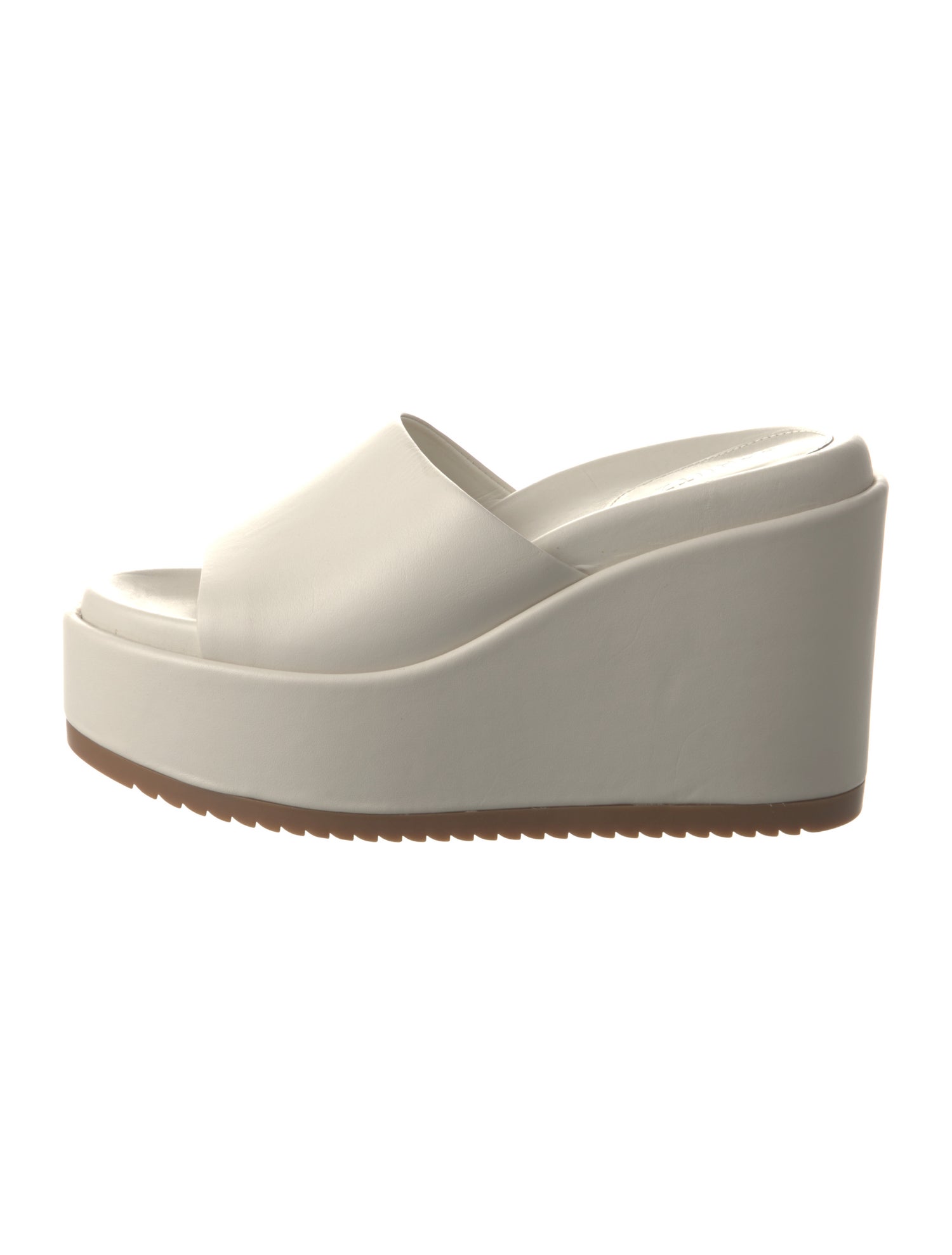 Schutz Leather Slides