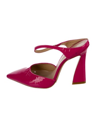 Schutz Patent Leather Mules