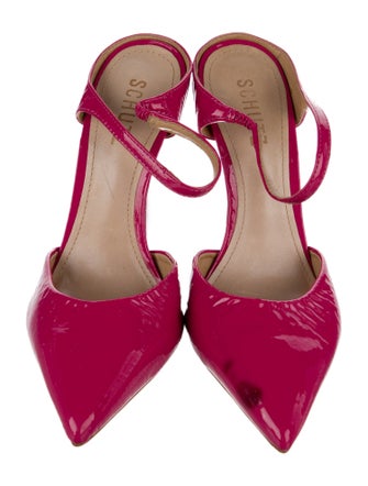 Schutz Patent Leather Mules