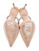 Schutz Suede Crystal Embellishments Slides