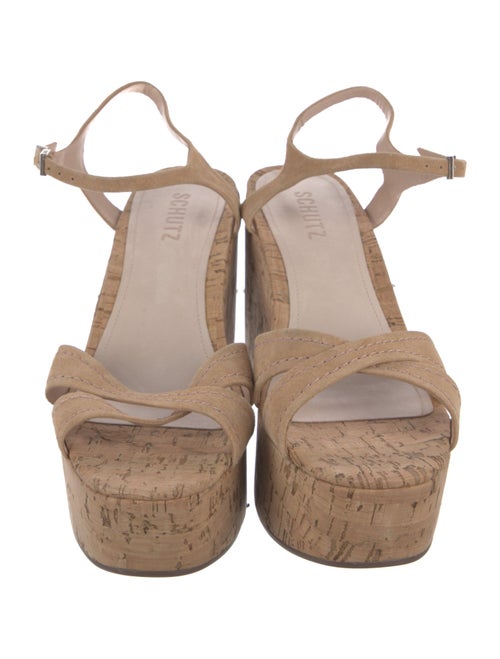 Schutz Suede Espadrilles